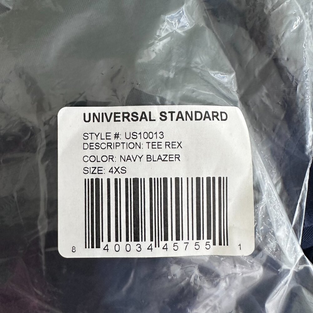 2/$30 Nwt Universal Standard Tee Rex Short Sleeve Navy Blazer Xs #A1015- 17 — image 7 of 8